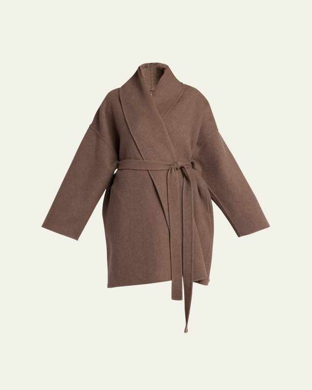 Timor Self-Tie Cashmere Coat